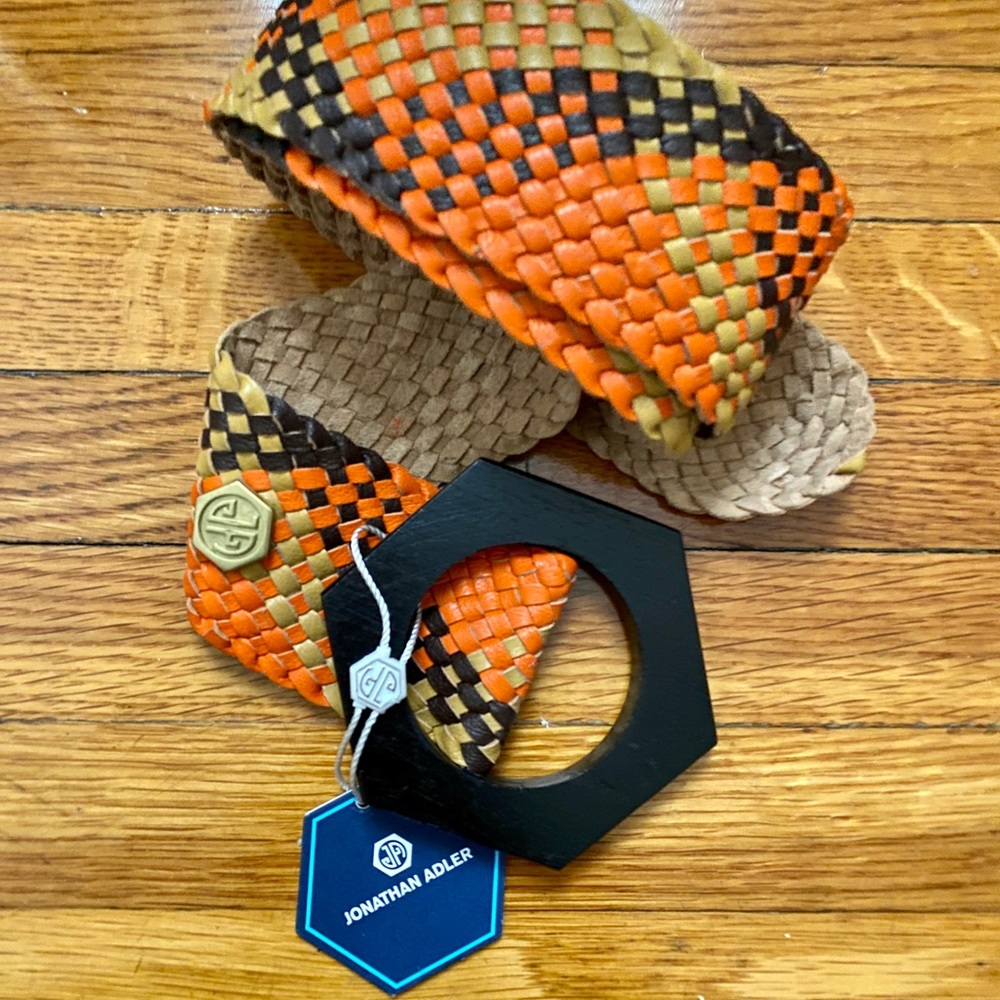 Jonathan Adler Women’s Leather High Waist Belt